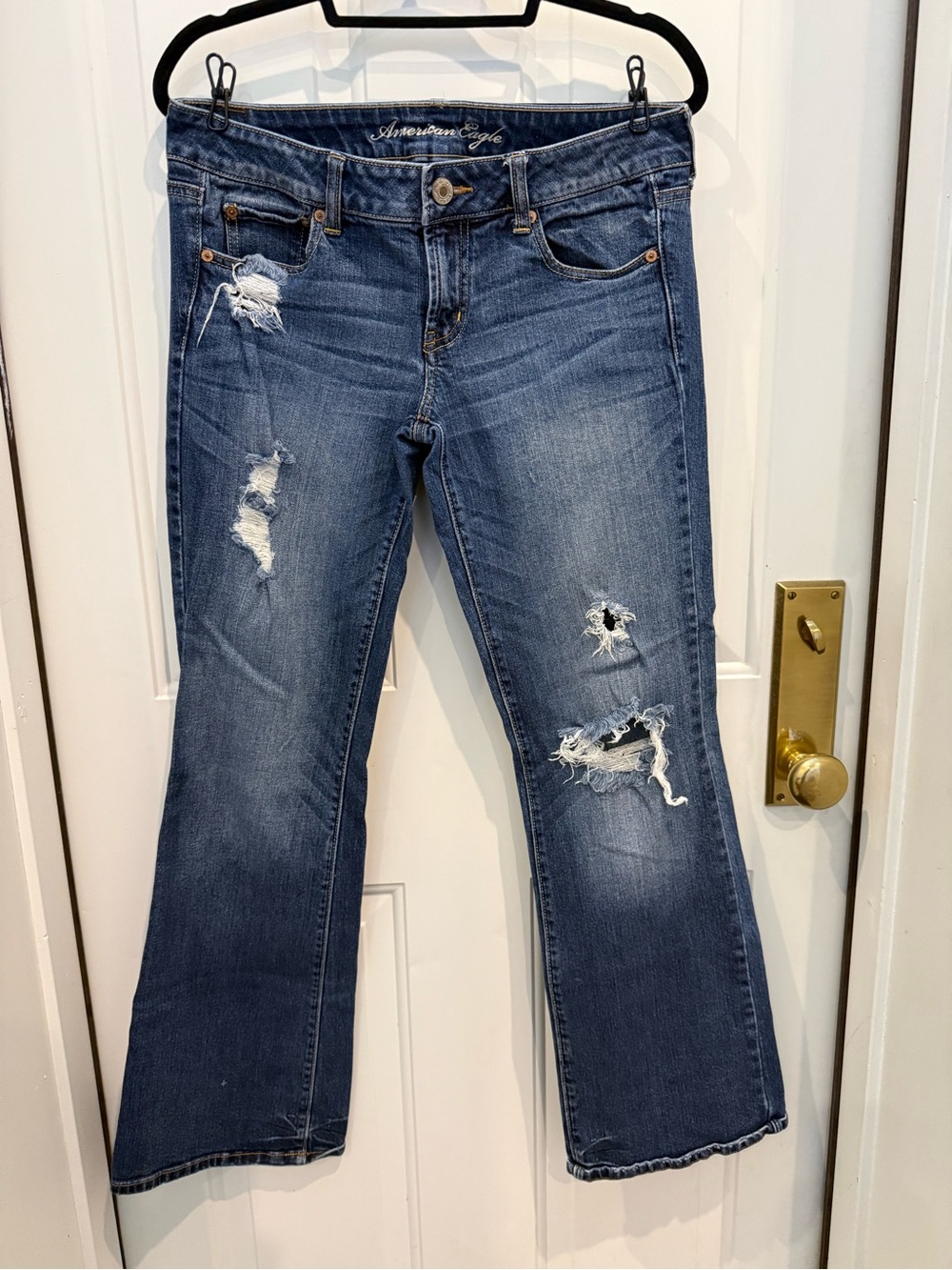 American Eagle Outfitters Women's Distressed Favorite Boyfriend Jeans